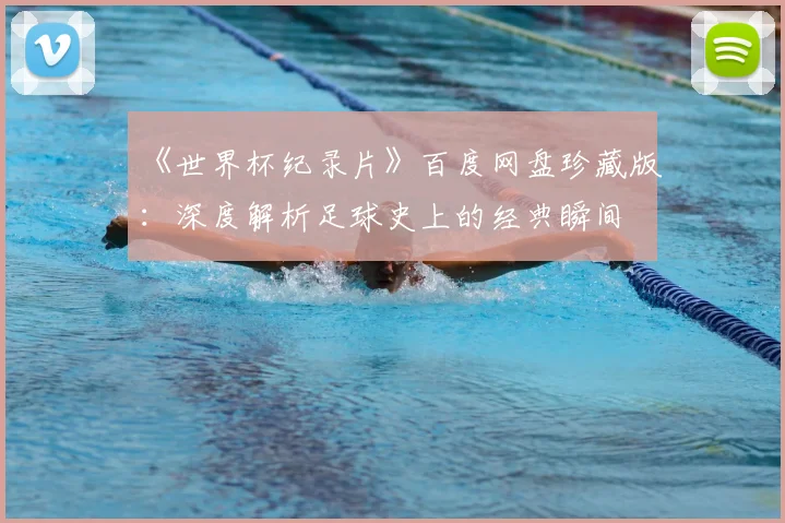 《世界杯纪录片》百度网盘珍藏版:深度解析足球史上的经典瞬间